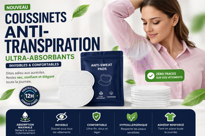 Coussinet Anti-Transpiration Invisible